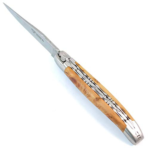 LAGUIOLE en Aubrac Taschenmesser Wacholder Doppelplatinen 12C27 Stahl