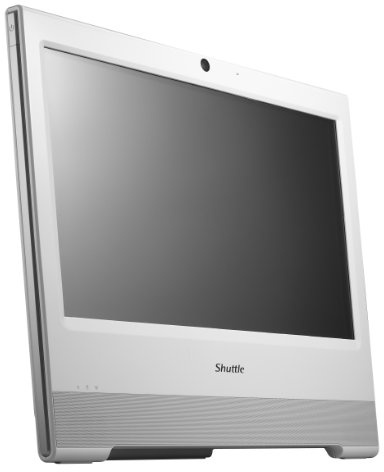 SHUTTLE X5031TA White 39,6 cm (15,6 Zoll) All-in-One Desktop-PC (Intel Atom D2550, 2,1GHz, 2GB RAM, 320GB HDD, Intel GMA 3650, Win 7 HP) anthrazit