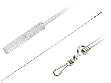 JalousieCrew 1 Stück Schleuderstab Chromstahl Farbe glasklar 5 mm Durchmesser (125 cm)