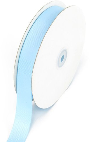 Creative Ideas 7/8-Inch Solid Grosgrain Ribbon, 50-Yard, Light Blue