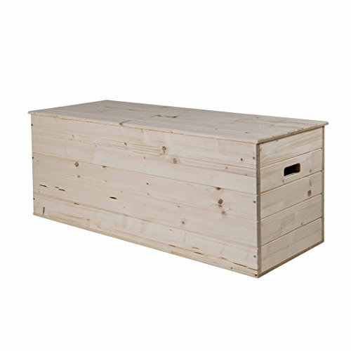 Baule in Legno Massello grezzo 100 x 40 x 40 cm