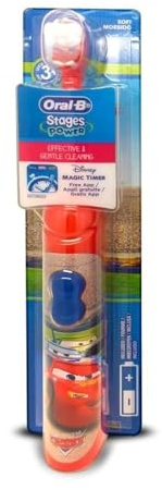 Oral-B Stages Power Kids Disney Cars Battery Toothbrush With Timer App