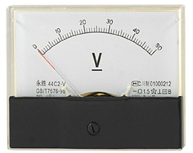 sourcingmap 0–50 V DC Tension panneau compteur analogique voltmètre jauge New