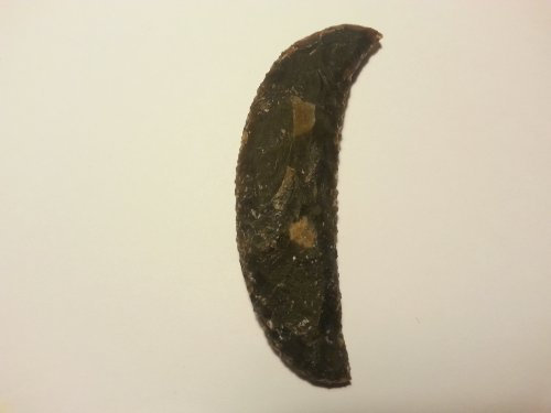 Stone age flint knapping sickle (reproduction)