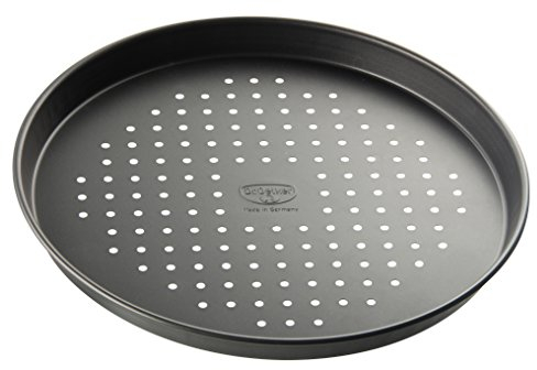 Dr. Oetker Tradition - Molde para pizza, color negro