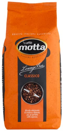 CAFFE' MOTTA Caffe in Grani 1 kg, Chicchi di Caffè Qualità Lounge Bar Espresso Classico Miscela Arabica e Robusta, Made in Italy (Espresso Classico, 1 kg)