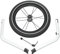 Thule 0872299043019 Chariot 2 Jogging Set 2017 Fahrrad Anhänger, silber