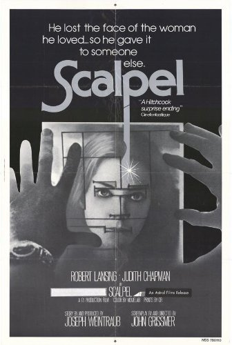 Scalpel Poster 27x40 Robert Lansing Judith Chapman Arlen Dean Snyder