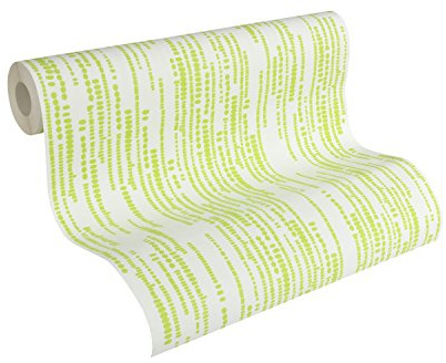 Esprit Home Tapete Artisan Fall Vliestapete 10,05 m x 0,53 m grün weiß 302862
