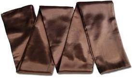 Kung Fu Sashes satin sash or belts (brown)
