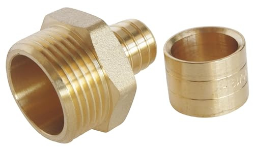 SOMATHERM FOR YOU, Raccord à glissement mâle 20/27 pour tube PER Ø16 - Montage facile, résistant à la corrosion, certifié NF, pression max 10 bars, température de 5°C à 90°C | Raccord robuste et résistant à la corrosion pour une installation fiable, durable et parfaitement sécurisée.