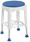 Round Shower & Bath Stool, With Swivel Rotating Seat - Height Adjustable ECSSROTA
