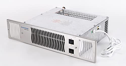Bidex Diamond 500 Central Heating Kitchen Plinth Heater: Stainless Steel Grille, Under cupboard heater