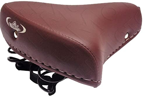 Sella Molle MONTEGRAPPA ideale per Bicicletta Graziella - Epoca - R - Olanda - Vintage UOMO - DONNA (Testa di Moro)