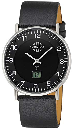 Master Time Funk Quarz Damen Uhr Analog-Digital mit Leder Armband MTGS-10560-22L