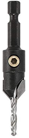 Trend Snappy 1/2 Inch TCT Countersink with Adjustable 3.5mm HSS Pilot Drill, Quick Release, SNAP/CS/12TC