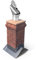 STERR - Chapeau de cheminée rotatif avec palier extérieur - CWL200-200 mm