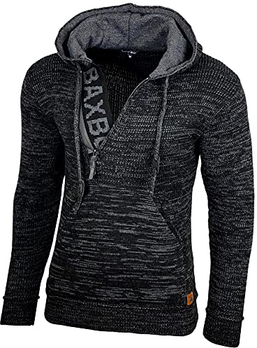 Kapuzenjacke Herren Winter Top Kapuzenpullover Reißverschluss Pulli Sweatshirt Jacke BB-277 Neu