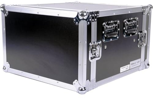 Deejay LED Fly Drive 6U Space Shock Mount Amplifier Case - 21 Body Depth