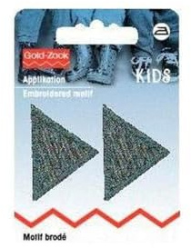 Prym 925276 Applikation Dreiecke klein, grau
