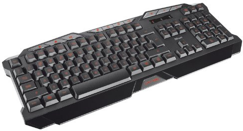 Trust GXT 280 LED Illuminated Gaming Tastatur DE schwarz