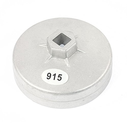 Sourcingmap 92mm 15 Flute Oil Filter Cartridge Cap Wrench Tool Socket Remover