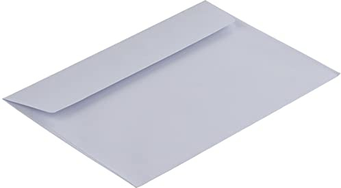 Briefumschläge DIN B6, 125 x 176 mm, ohne Fenster, 500 Stück, Weiß | Haftklebung mit Abziehstreifen. Gerade Klappe, 100 g/m² Offset, Blanke Briefhüllen