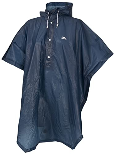 Trespass Canopy Rain Poncho Water Resistant Festival Cape with Hood