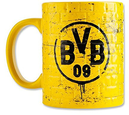 Borussia Dortmund, BVB-mugg gul vägg, gul, 1 st (1-pack), 0,3 l