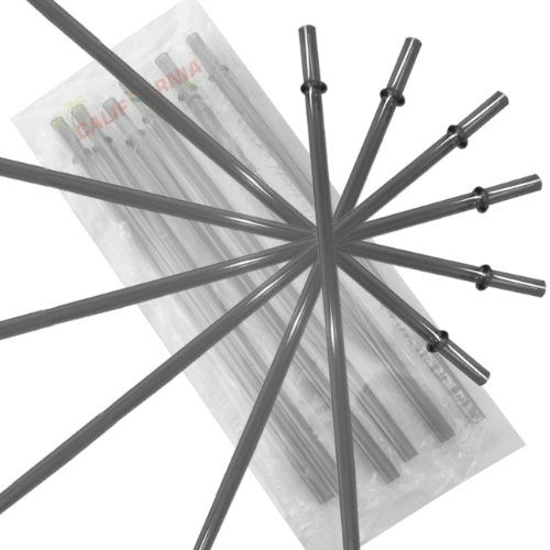 Smoke Replacement Acrylic Straw Set of 6, Fits 16oz, 20oz, 24oz Tumblers