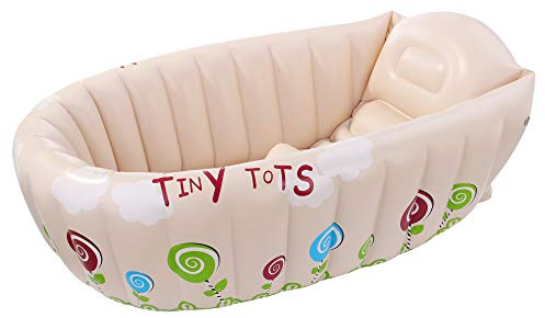 SUN CLUB AVENLI 17118 Tiny Tods Bagnetto Gonfiabile, Beige, 91 x 61 x 29 cm