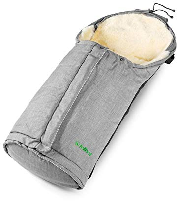 Fellhof 108707 Fußsack Sölden, black melange