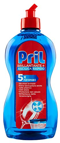 Pril Brillante per Lavastoviglie - 500 ml, 1, Liquido