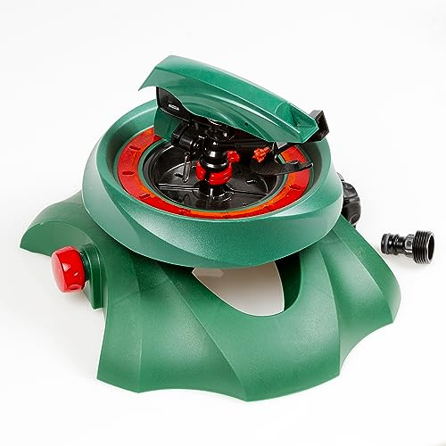Profi-Flächenregner Rasensprenger Rotation von 0 bis 270 ° Kreisregner Viereckregner