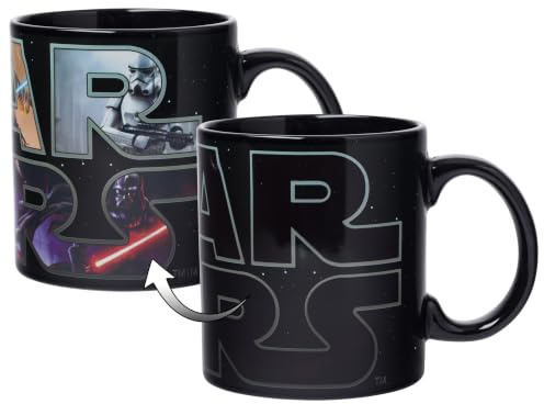 Silver Buffalo SV5734HB Star Wars Logo Heat Reveal Mug en céramique 591 ml