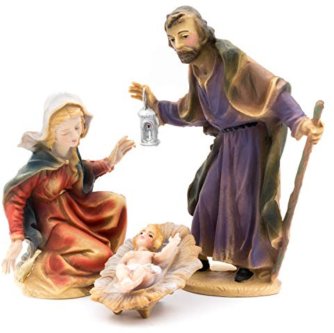 Marolin Heilige Familie (4-teiliges Set), zu 12cm Fig. (Kunststoff)