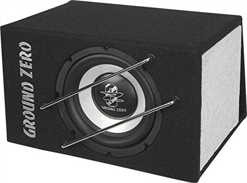 Hama GZIB 80 X ACT – Subwoofer (Aktiv, 100 W, 4 – 160 Hz, Schwarz, 38 cm, 24,5 cm)