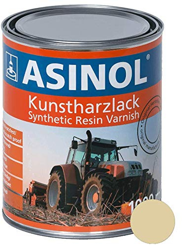 ASINOL FRITZMEIER ELFENBEIN 1.000 ml Kunstharzlack Farbe Lack 1l Liter Dose