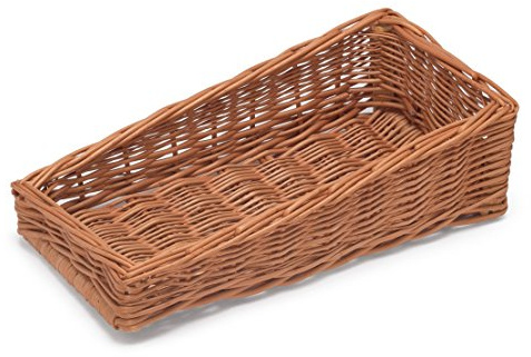 Prestige wicker Sloping Display Basket Style III, Willow, Natural, 20 x 39 x 18 cm, 750-20