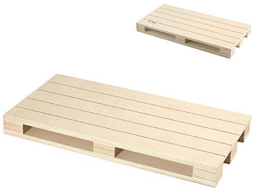 Home – Tagliere in Legno a Forma di Mini Pallet, 20x40 cm, Robusto ed Originale