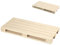HOME Pallet Tagliere, 40x20 cm, Legno, 40x20x4 cm