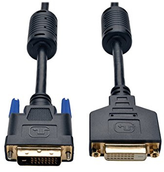 TRIPP LITE DVI Dual Link Extension Cable, Digital TMDS Monitor Cable (DVI-D M/F) 15-ft.(P562-015)