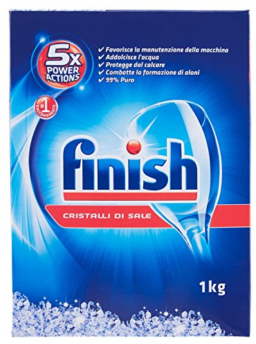 FINISH Sale - 1 kg sale per lavastoviglie anticalcare addolcente senza aloni