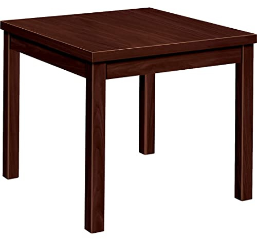 HON 80192NN Laminate Occasional Table, Square, 24w x 24d x 20h, Mahogany