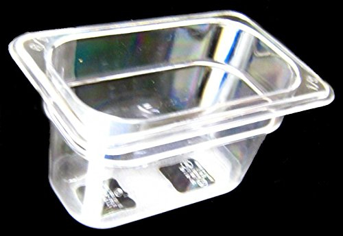 Contenitore in plastica GN 1/9 Gastronorm GN, 0,8 litri, profondità 100 mm