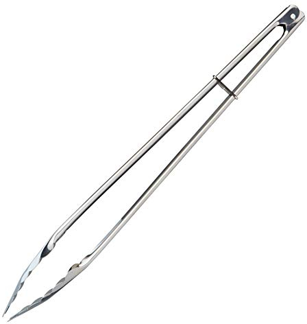 KitchenCraft Küchenzange, Stahl, Silber, 3.6 x 7 x 46.5 cm, 12 Einheiten