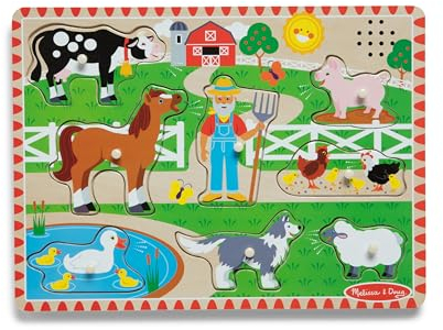 Melissa & Doug Old MacDonald's Farm Sound Puzzle - 8 Pieces