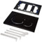Geberit 115.770. DW. 5 Placa de accionamiento Sigma01, tirador de plástico, negro azabache RAL9005