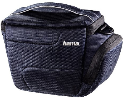 Hama Reise-Kameratasche für eine kompakte Systemkamera mit Zwei Objektiven, Seattle 110, Navy