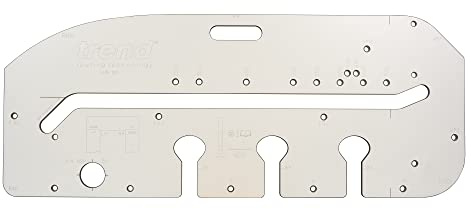 Trend KWJ700 Gabarit de profilage pour plans de travail, gabarit pour découpes précises, 10 largeurs différentes de 250 mm à 700 mm, KWJ700